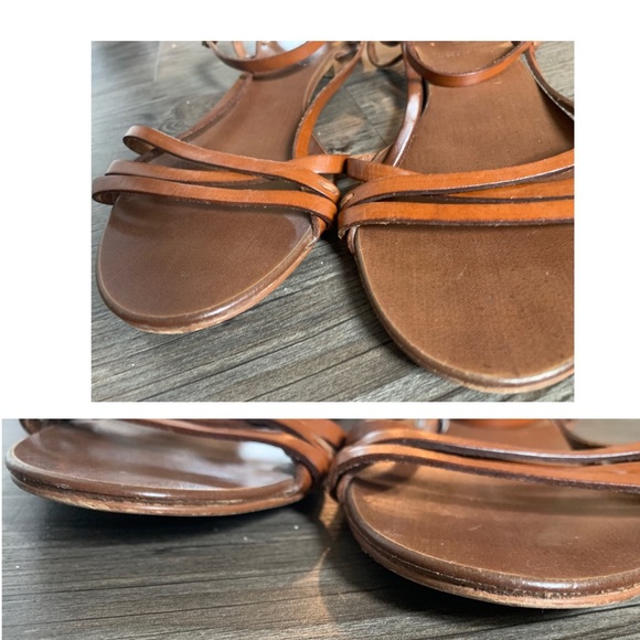 J.Crew Driftwood Vachetta Leather Sandals - Picture 6 of 11